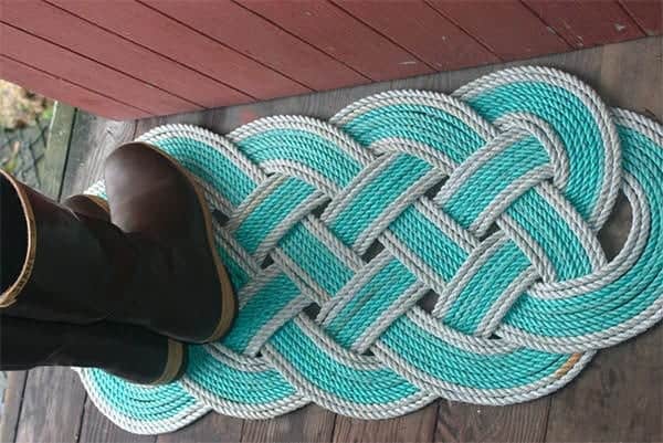 Recycled Lobster Rope Rugs by the Alaska Rope Company