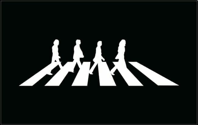 Beatles Abbey Road Recycled Rubber Welcome Mat