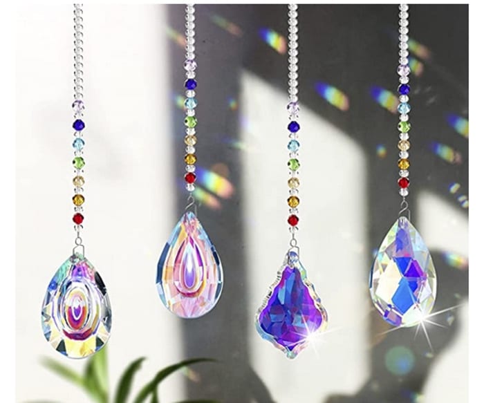 18 Crystal Suncatchers, Window Crystals & Rainbow Makers