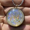 Holographic Flower of Life Necklace