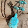 Turquoise Native American Turtle Necklace