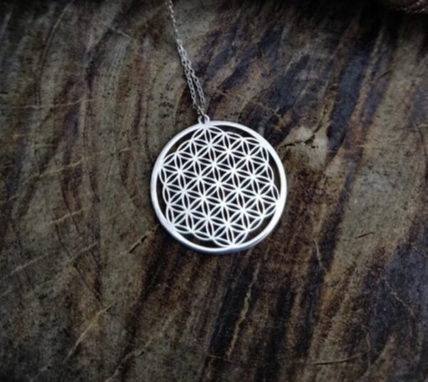 Silver Flower of Life Necklace