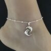 Sterling Silver Dolphin Anklet