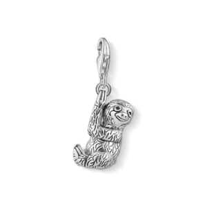 Sterling Silver Sloth Charm Pendant