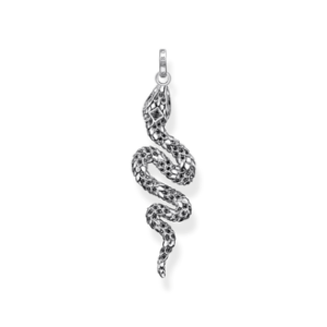 Sterling Silver Slithering Snake Pendant