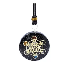 Crystal Metatron's Cube Necklace